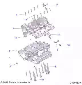 ENGINE, Картер - Z21R4C92BF (C1205828-2)