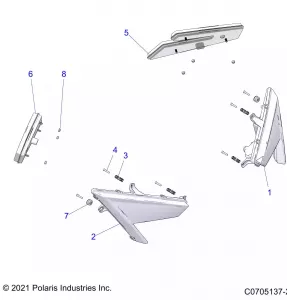 ELECTRICAL, HEADLIGHTS AND TAILLIGHTS - Z21R4E92BD/BJ (C0705137-2)