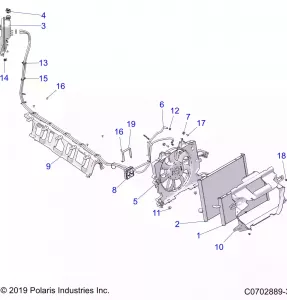 ENGINE, Охлаждение, RADIATOR - Z21R4E92BD/BJ (C0702889-3)