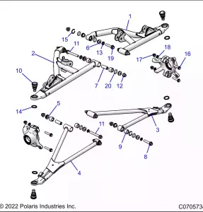 SUSPENSION, FRONT CONTROL ARMS - Z21R4E92BD/BJ (C0705734)