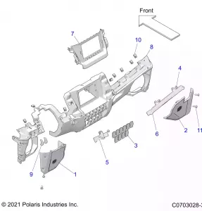 BODY, DASH LOWER - Z21R4D92AM/BM (C0703028-3)