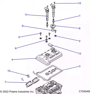 ENGINE, THROTTLE Кузовные детали AND Клапанная крышка - Z21R4D92AM/BM/AC (C1205828-9)