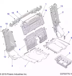 BODY, REAR CLOSEOFF - Z21RAC92AL/AX/BL/BX (C0703770-10)