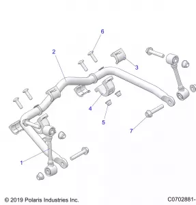 SUSPENSION, FRONT STABILIZER BAR - Z21RAC92AL/AX/BL/BX (C0702881-1)