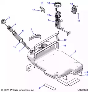 FUEL SYSTEM, TANK - Z21RAC92BF (C0703481-1)