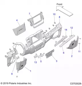 BODY, DASH LOWER - Z21RAE92AG/AS/BG/BS (C0703028-1)