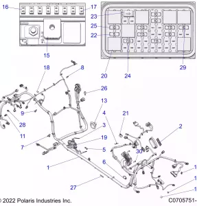 ELECTRICAL, WIRE HARNESS, CHASSIS - Z21RAE92BD/BJ (C0705751-1)