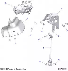 STEERING, LOWER - Z21RAE92BD/BJ (C0702884-1)