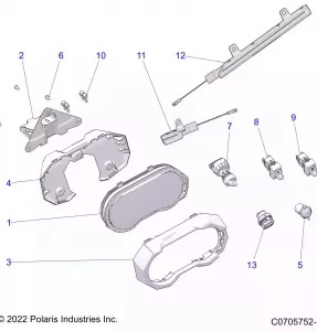 ELECTRICAL, DASH INSTRUMENTS AND CONTROLS - Z21RAD92BB/BK (C0705752-1)