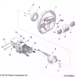 STEERING, UPPER, PREMIUM/ULTIMATE - Z21RAD92BB/BK (C0702884-4)