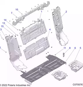 BODY, REAR CLOSEOFF - Z21R4D92BB/BK (C0705767)