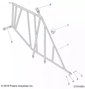 BODY, SIDE NETS - Z21CHA57A2/K2/E57AK (C701040-2)