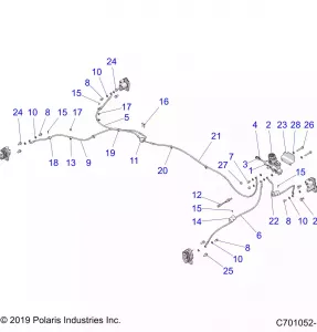 BRAKES, BRAKE LINES and MASTER CYLINDER - Z21CHA57A2/K2/E57AK (C701052-1)