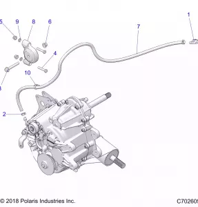 DRIVE TRAIN, MAIN GEARCASE MOUNTING- Z21CHA57K2 (C702609)