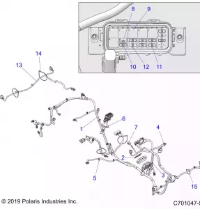 ELECTRICAL, WIRE HARNESS - Z21CHE57AK (C701047-4)