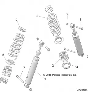 SUSPENSION, REAR SHOCK MOUNTING - Z21CHA57A2/K2/E57AK (C700187-3)