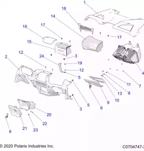 BODY, DASH AND GLOVEBOX - Z21ASE99A5/B5/K99A4/B4 (C0704747-2)