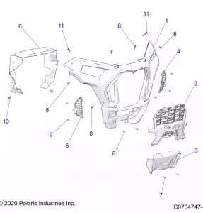 BODY, FRONT BUMPER - Z21ASE99A5/B5/K99A4/B4 (C0704747-1)