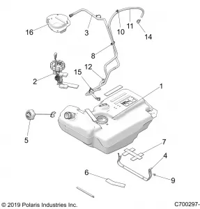 BODY, Топливная система TANK - Z21ASE99A5/B5/K99A4/B4 (C700297-2)