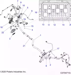 ELECTRICAL, WIRE HARNESS - Z21ASE99A5/B5/K99A4/B4 (C0704715-5)