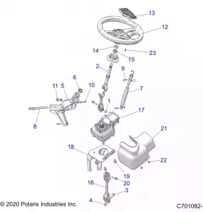 STEERING,STEERING ASSEMBLY, EPS - Z21ASE99A5/B5/K99A4/B4 (C701082-1)