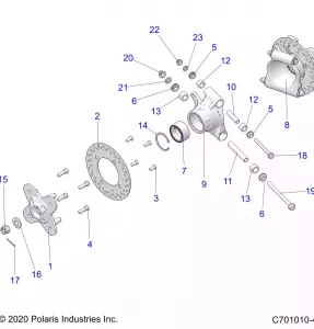 SUSPENSION, REAR CARRIER - Z21ASE99A5/B5/K99A4/B4 (C701010-4)