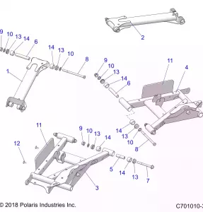 SUSPENSION, REAR CONTROL ARMS - Z21ASE99A5/B5/K99A4/B4 (C701010-3)