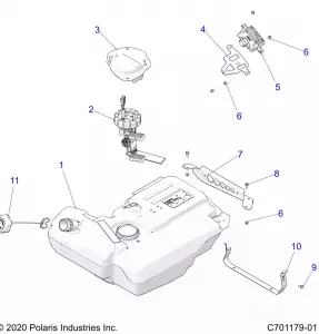 BODY, Топливная система TANK AND RELATED - Z21PAE92AE/AN/BE/BN/L92AL/AT/BL/BT (C700317-3)