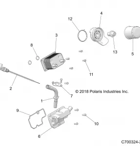 ENGINE, DIPSTICK AND OIL FILTER - Z21PAE92AE/AN/BE/BN/L92AL/AT/BL/BT (C700324-2)