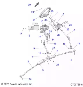 STEERING, STEERING ASM., VELOCITY - Z21PAE92AE/AN/BE/BN (C700725-02)