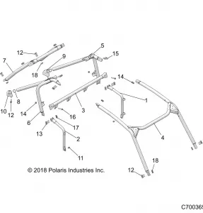 CHASSIS, CAB Рама - Z21PAE92AE/AN/BE/BN/L92AL/AT/BL/BT (C700365)