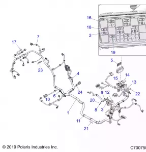 ELECTRICAL, WIRE HARNESS, VELOCITY -  Z21PAE92AE/AN/BE/BN (C700750)