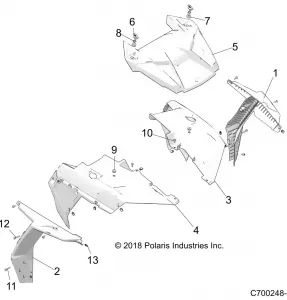 BODY, HOOD AND FRONT BODY WORK - Z21NAM99AG (C700248-5)