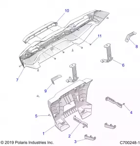 BODY, REAR BUMPER - Z21NAM99AG (C700248-16)