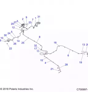 BRAKES, BRAKE LINES AND MASTER CYLINDER - Z21NAM99AG (C700997-1)