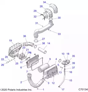 ENGINE, Впуск SYSTEM - Z21NAM99AG (C701345)