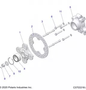 SUSPENSION, REAR CARRIER - Z21NAM99AG (C0703316-2)