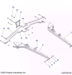 SUSPENSION, REAR CONTROL ARMS - Z21NAM99AG (C0703316-1)