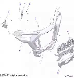 BODY, FRONT BUMPER -  Z21NAR99AN/BN (C0703338)