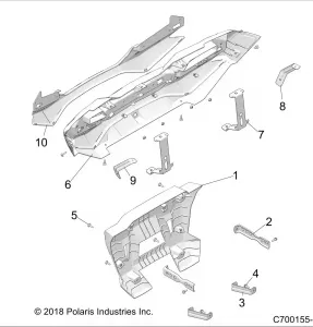 BODY, REAR BUMPER - Z21NAR99AN/BN (C700155-5)