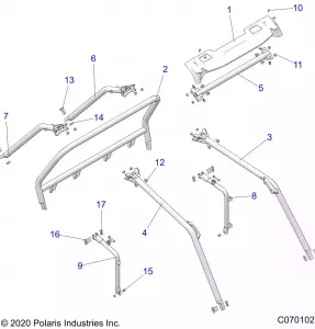 CHASSIS, CAB Рама - Z21NAR99AN/BN (C0701021)