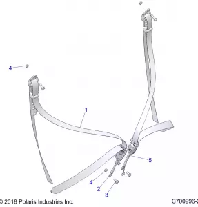 BODY, Сидение BELT MOUNTING - Z21N4E99AC/AK/BC/BK/K99AP/AG/BG/BP (C700996-2)