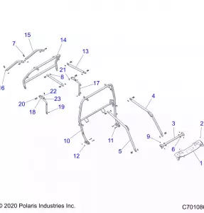 CHASSIS, CAB Рама - Z21N4E99AC/AK/BC/BK/K99AP/AG/BG/BP (C701086)