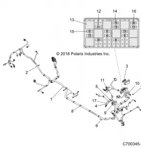 ELECTRICAL, WIRE HARNESS - Z21N4E99AC/AK/BC/BK (C700345-1)