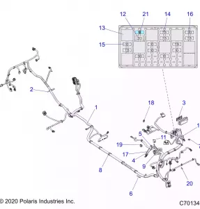 ELECTRICAL, WIRE HARNESS - Z21N4K99AP/AG/BG/BP (C701341)