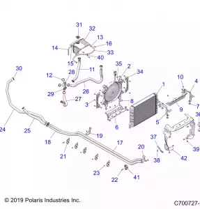 ENGINE, Охлаждение SYSTEM - Z21N4E92AX/AG/BG/BX (C700727-1)