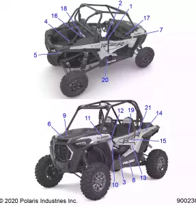 BODY, Наклейки - Z21NAE92AG/BG/AX/BX (900238)