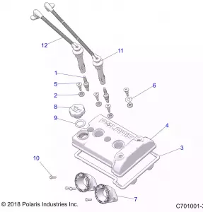 ENGINE, THROTTLE Кузовные детали AND Клапанная крышка - Z21NAE92AG/BG/AX/BX (C701001-3)