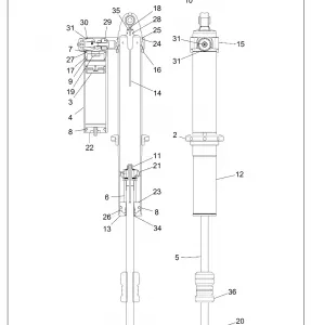 SUSPENSION, REAR SHOCK - Z21NAE92AG/BG/AX/BX (701928)