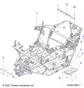 CHASSIS, Рама - Z22HCB18N2 (C0201094-1))